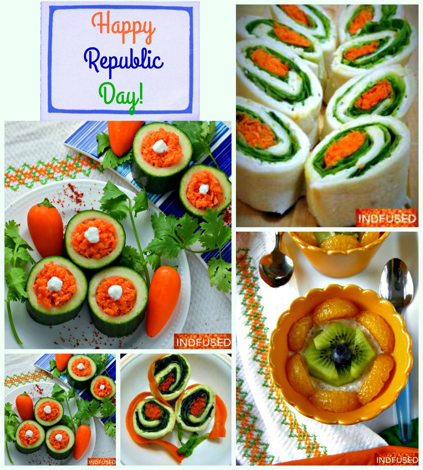 Easy, fun and healthy recipes to make and enjoy with kids on Republic Day