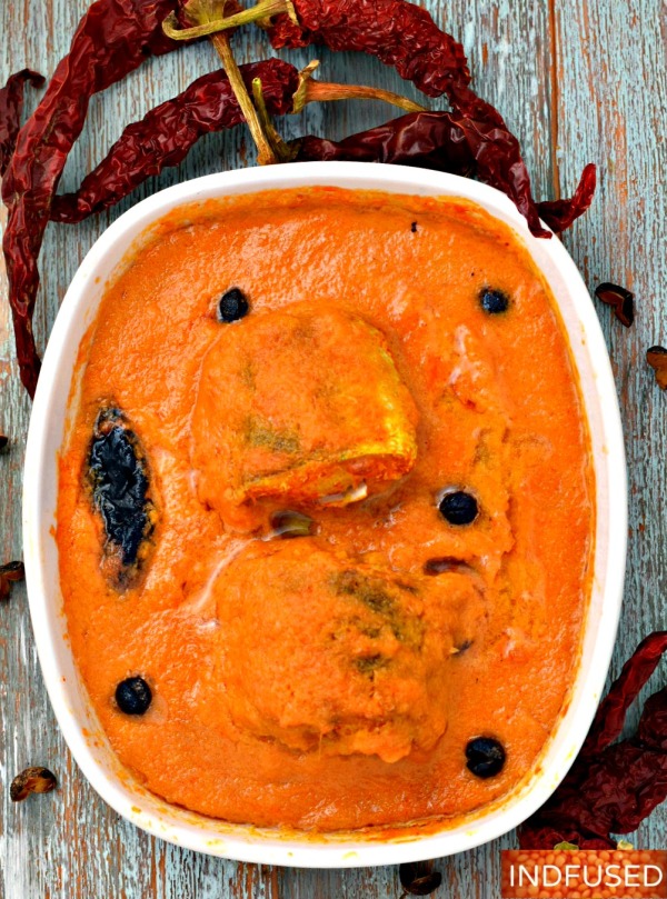Baked Fish Malvan Style is fish baked in its coconut sauce